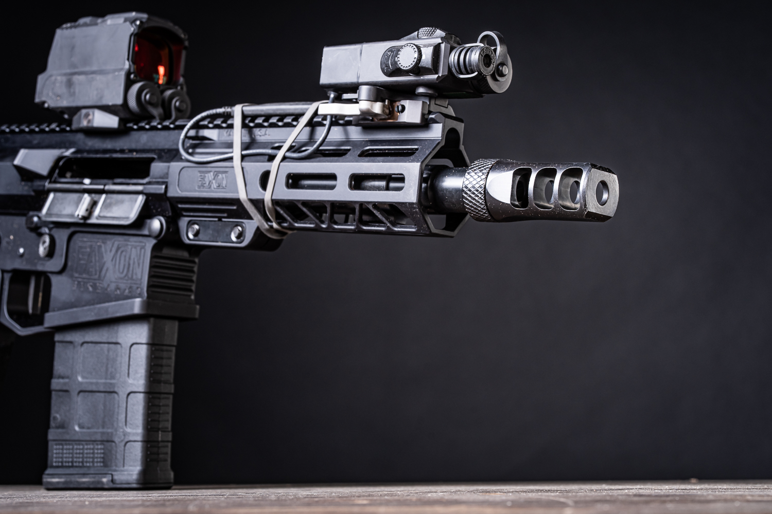 The Sentinel 8" 8.6 BLK AR-10 Pistol from Faxon Firearms.
